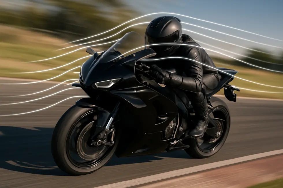Comparison of motorcycles featuring full, half, and no fairings to illustrate their distinct coverage and purposes.