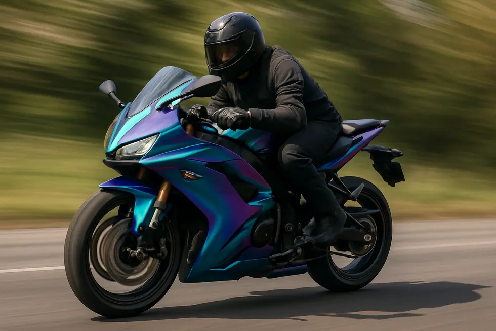 Aftermarket motorcycle fairings crafted from high-grade ABS plastic demonstrating precise fitment and durable finish.