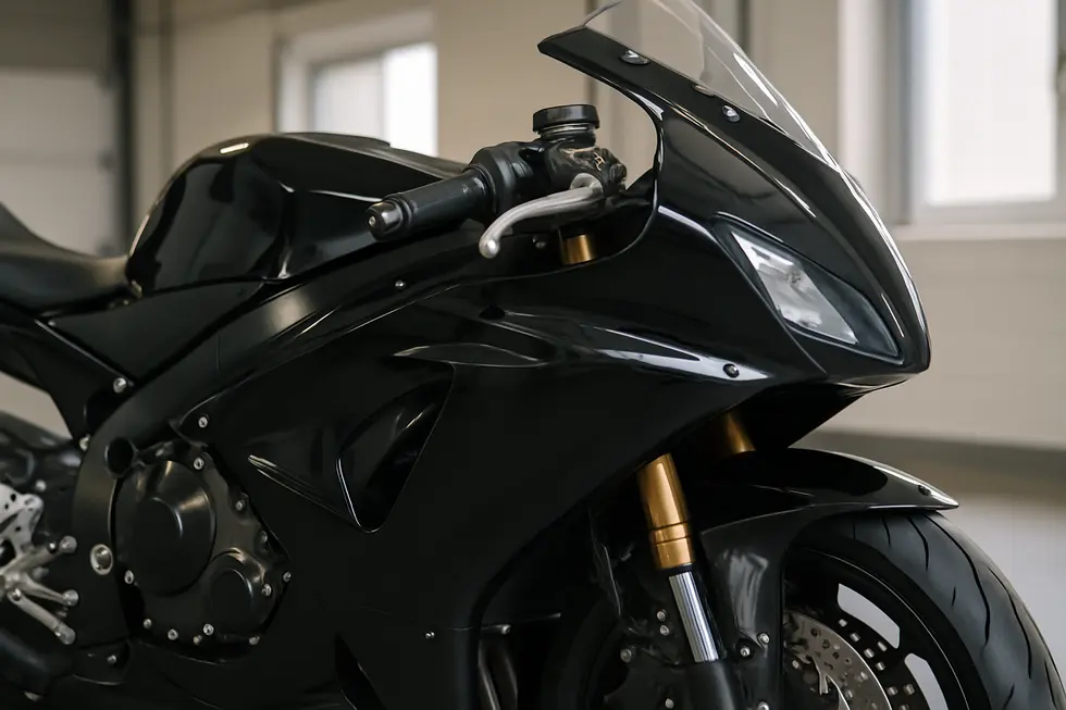 Aftermarket motorcycle fairings crafted from high-grade ABS plastic demonstrating precise fitment and durable finish.