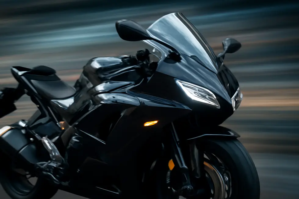 Modern motorcycle showcasing advanced fairing technology enhancing aerodynamics and rider protection.