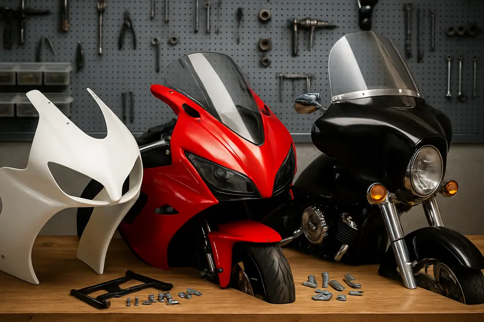 A sport motorcycle equipped with a full fairing demonstrating improved aerodynamics and enhanced performance on the track.