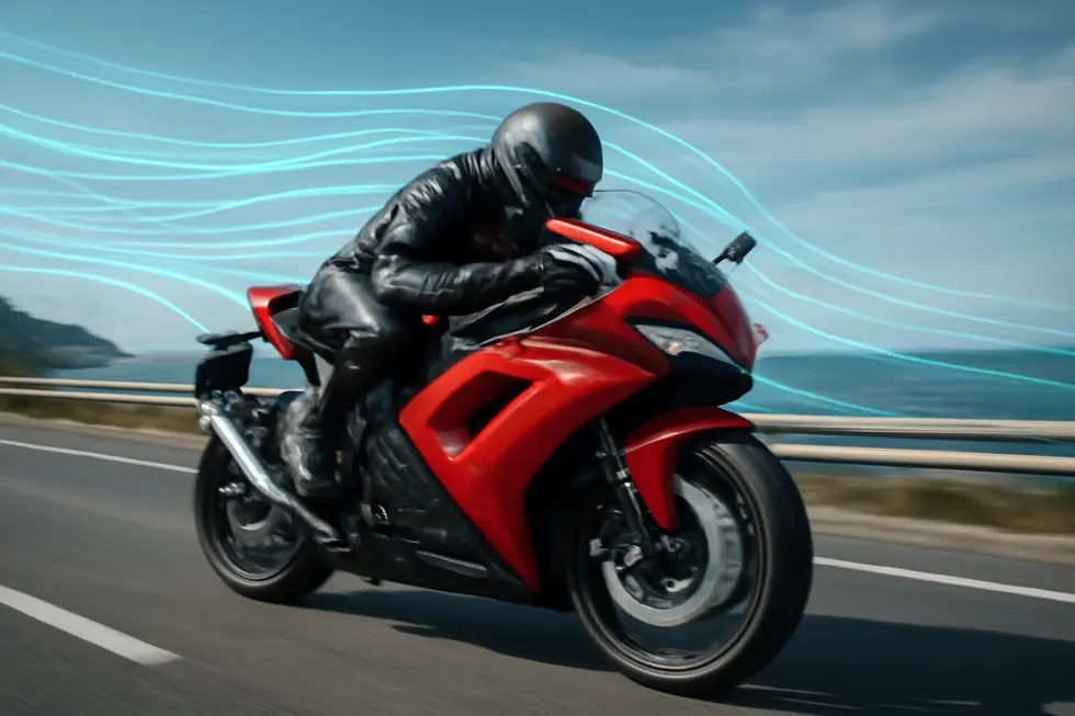 BMC motorcycle fairings optimize airflow to reduce drag and enhance speed.