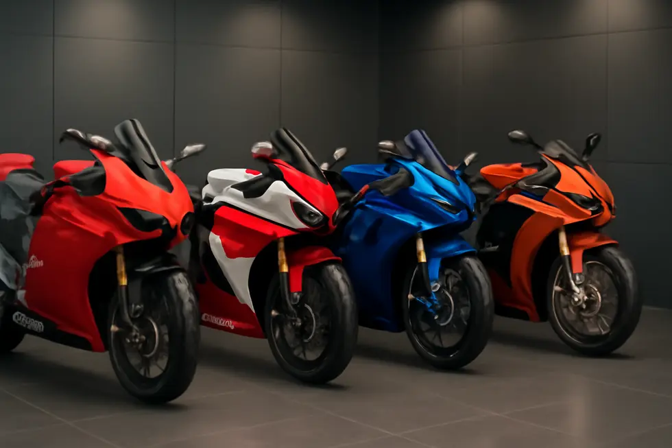 Showcase of top motorcycle fairing options emphasizing wind protection and performance enhancements on multiple bike models.