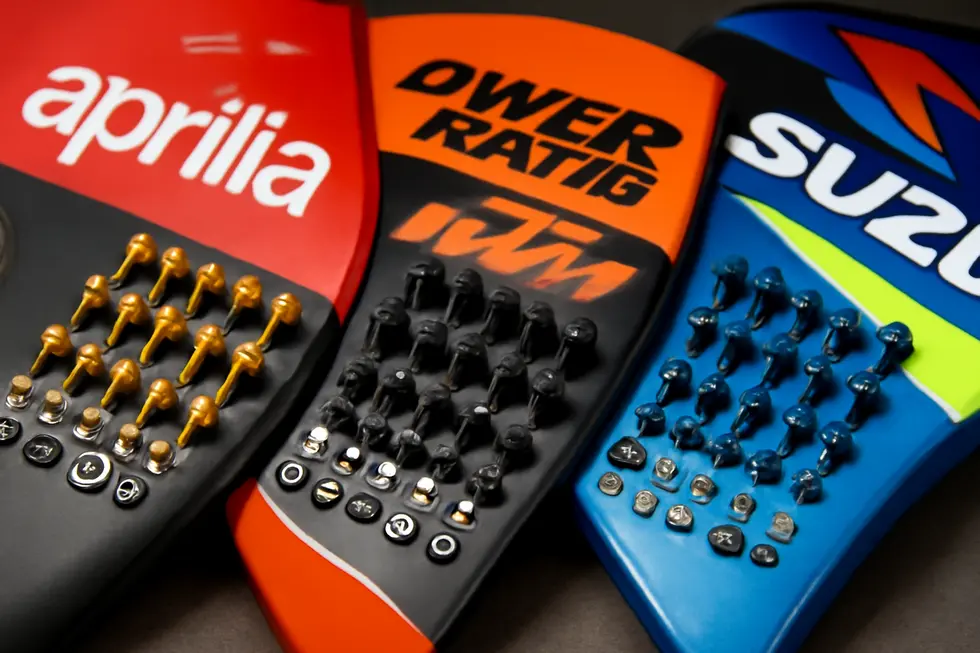 Anodized aluminum and aircraft-grade titanium bolts highlight material advancements in motorcycle fairing bolt kits.