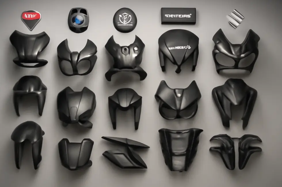 Comparison of genuine 100% carbon fiber and faux carbon fiber motorcycle fairings illustrating key material distinctions.