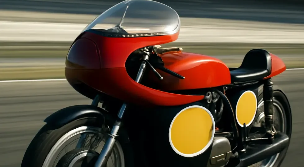 A vintage motorcycle featuring premium classic race fairings, blending authentic retro design with modern materials and finish.
