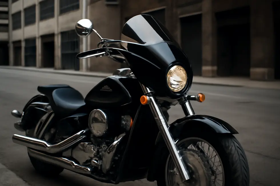 A range of Honda motorcycle fairing parts highlighting material diversity and brand packaging.
