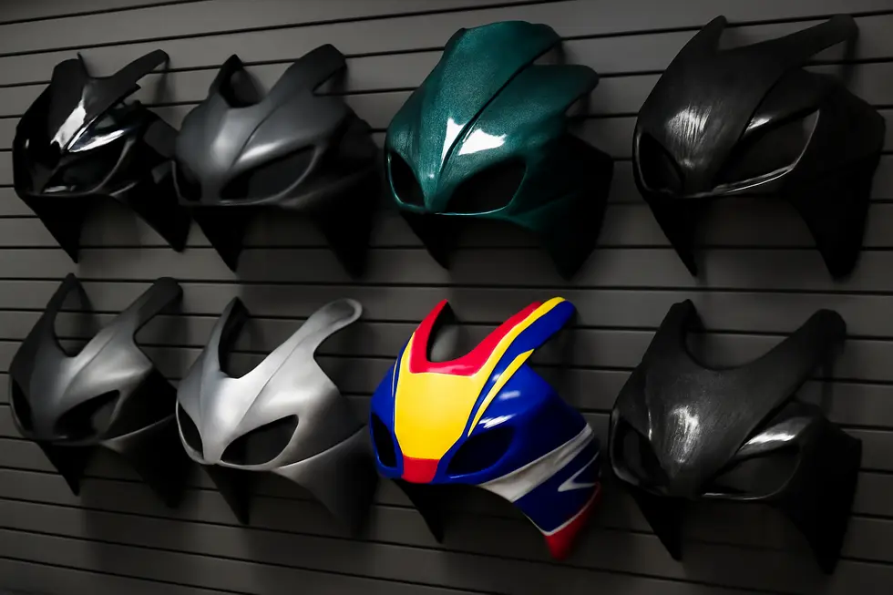 Seamlessly integrated ABS fairings on a motorcycle showcasing precise OEM fitment and durable construction.