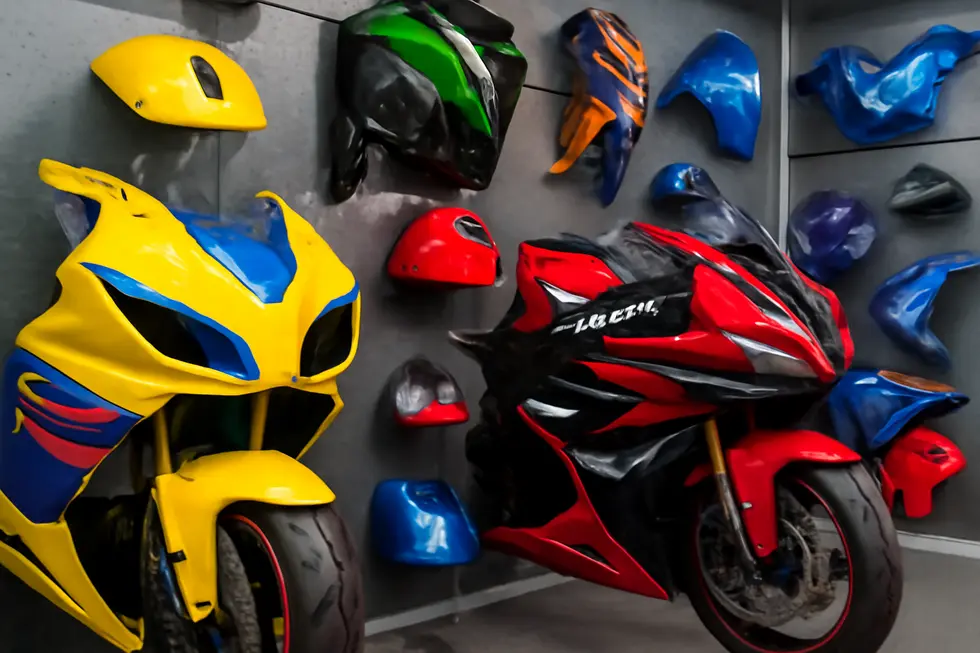 ABS plastic panels dominate aftermarket fairing kits due to their strength and durability.