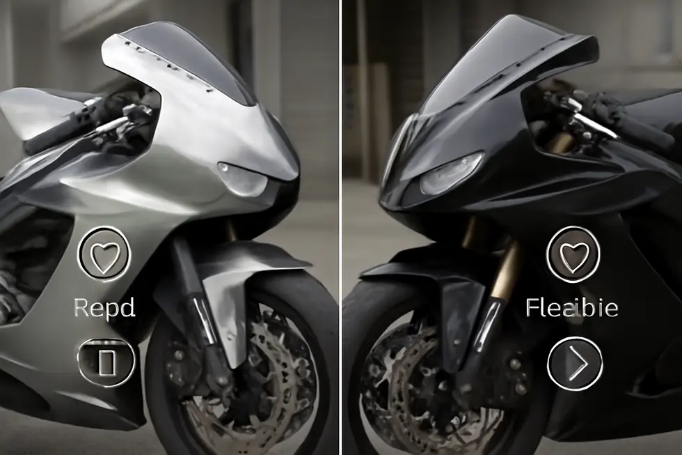 Artisan crafting a premium aluminium motorcycle fairing illustrating precision design and robust construction.