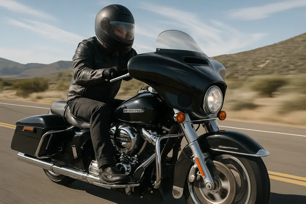 Detailed close-up showcasing the fiberglass construction and design precision of a Vector motorcycle fairing with built-in speaker cutouts.
