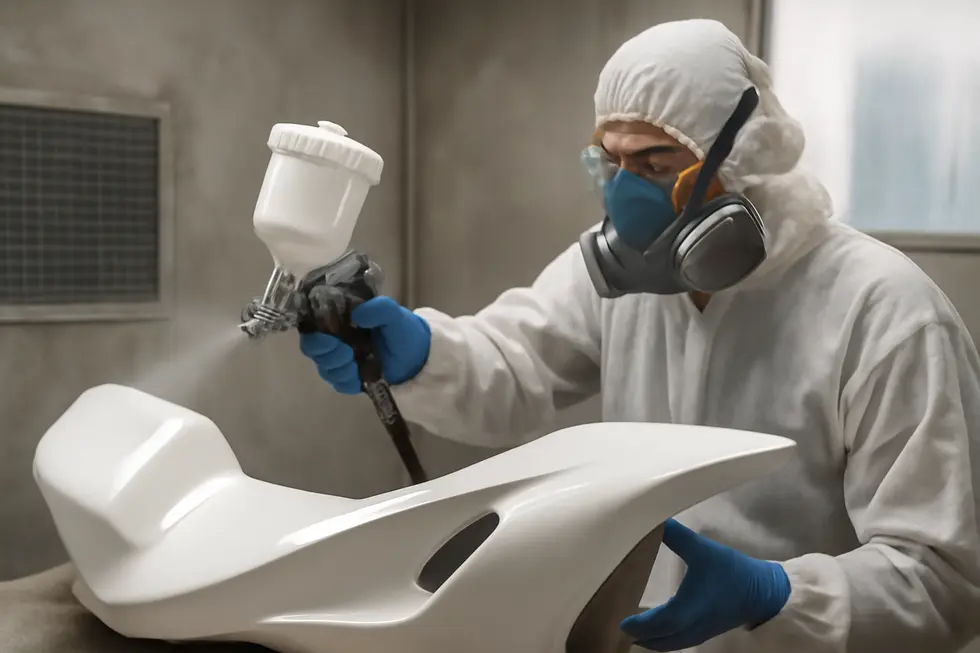 Design blueprints and digital models form the foundation of precise motorcycle fairing mold creation.