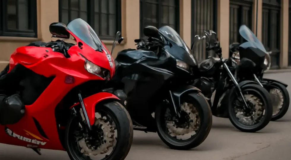 Diverse Honda motorcycles featuring sportbike and cruiser fairings showcasing style, protection, and innovation.