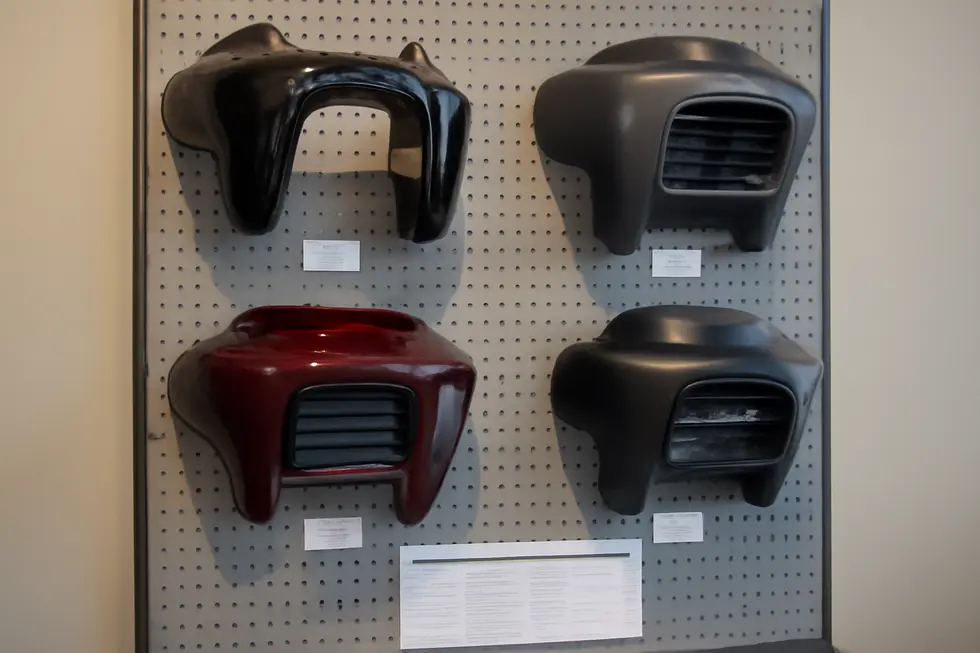 Indian motorcycle lower fairings in action, demonstrating their aerodynamic design and effective wind protection for riders.