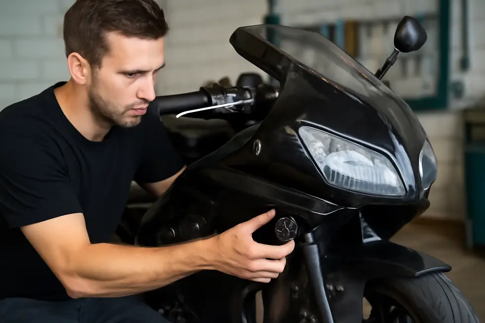 Thorough cleaning and reinforcement prepare motorcycle fairings for lasting repairs.