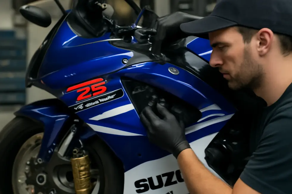 Modern CNC machining and injection molding processes produce durable ABS and PP motorcycle fairings in Chinese factories.
