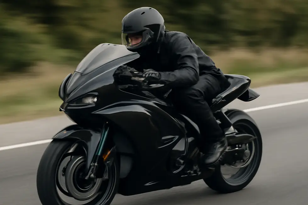 Detailed view showcasing the durable ABS plastic and multi-layer paint finish of Kings Motorcycle Fairings.