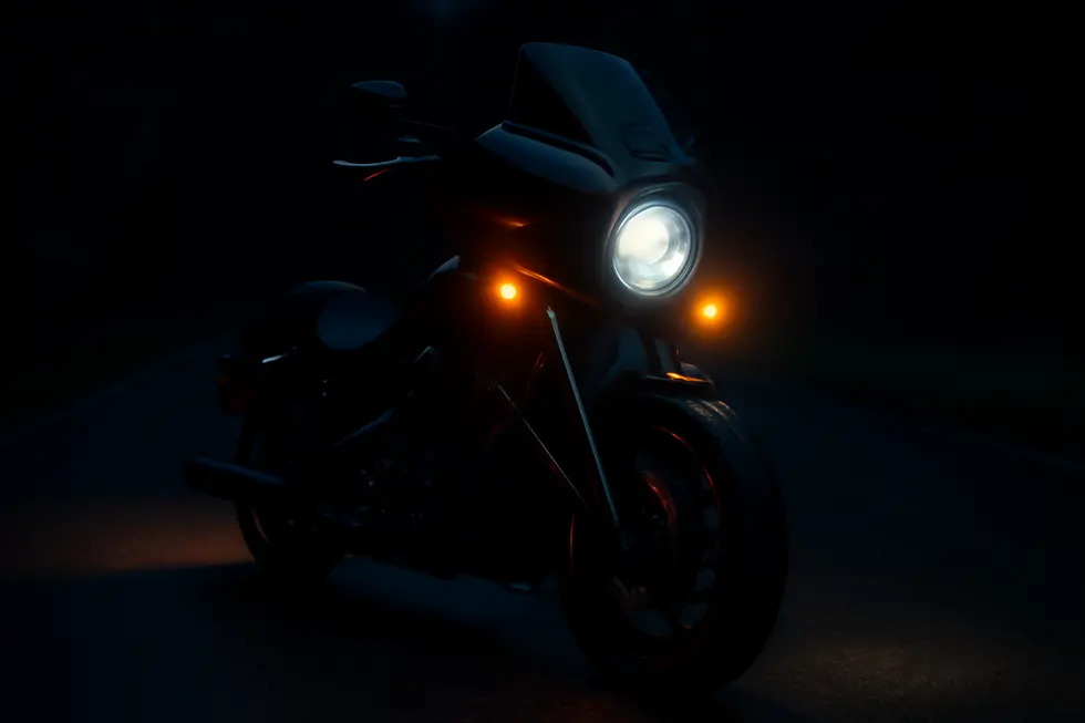 The aerodynamic design of the Dominator FXRT fairing reduces wind resistance to boost rider endurance and motorcycle performance.