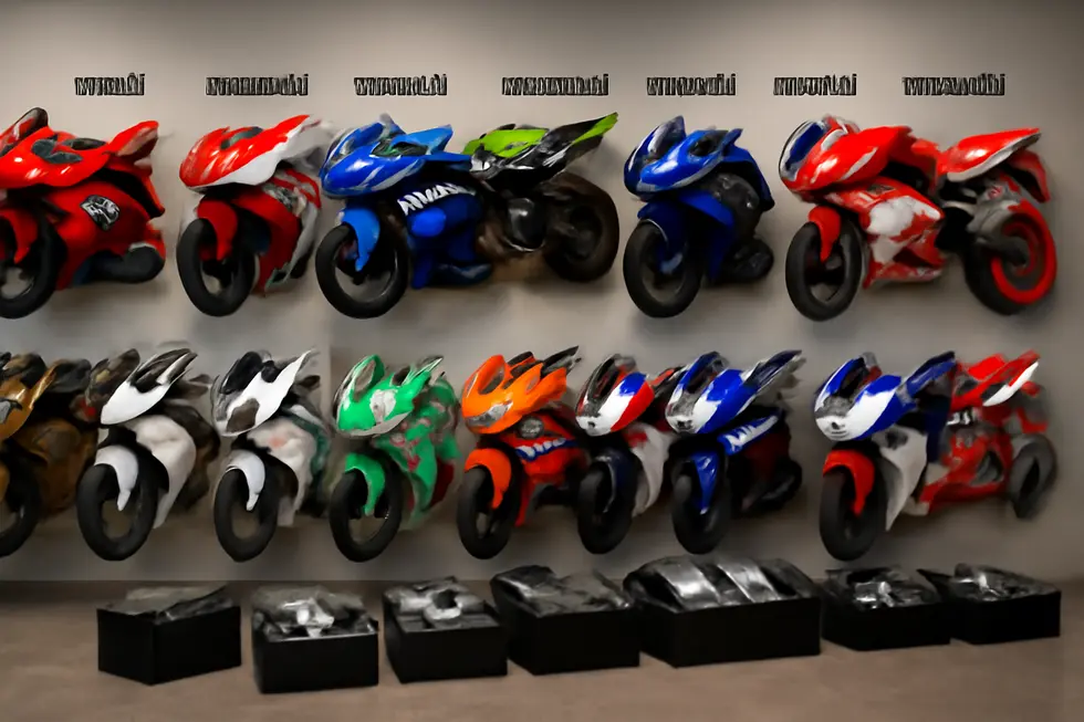 A detailed motorcycle showcasing fairing components emphasizing aerodynamic and protective functions.