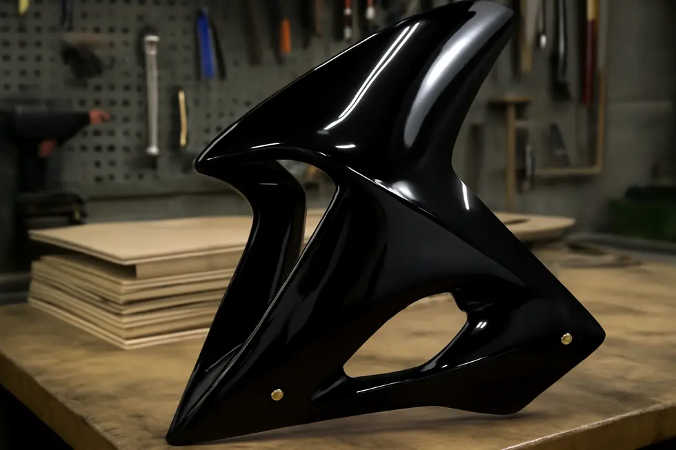 ABS plastic panels dominate aftermarket fairing kits due to their strength and durability.