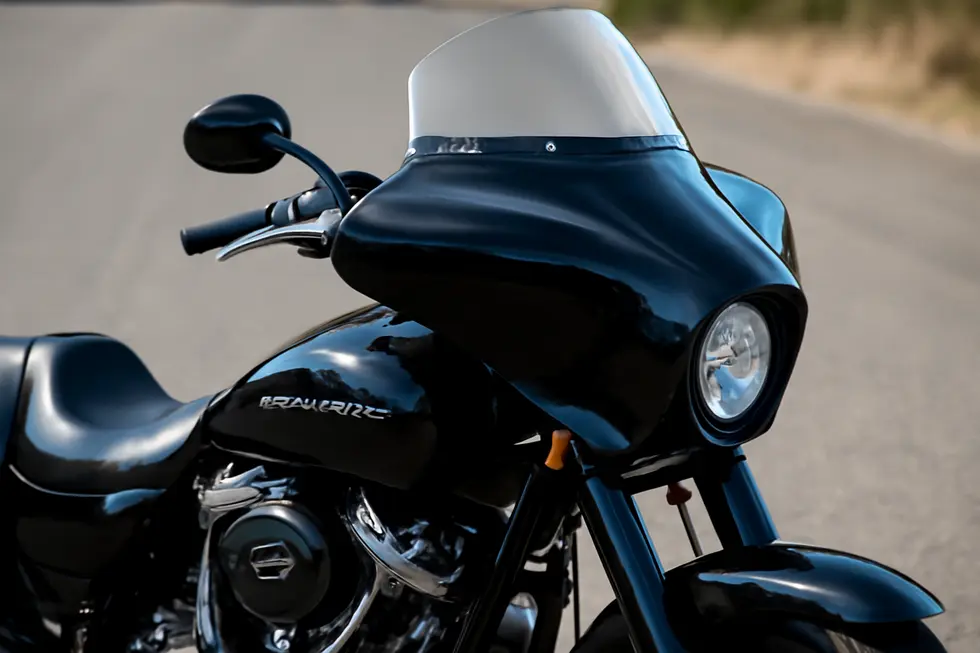 High-quality fiberglass and impact-resistant acrylic materials contribute to durable, aerodynamic Harley Davidson fairings.