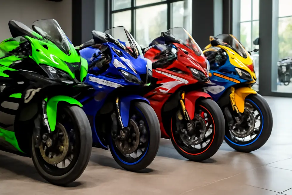 Visual comparison of full, half, and quarter fairings demonstrating different aerodynamic coverages and rider protection.