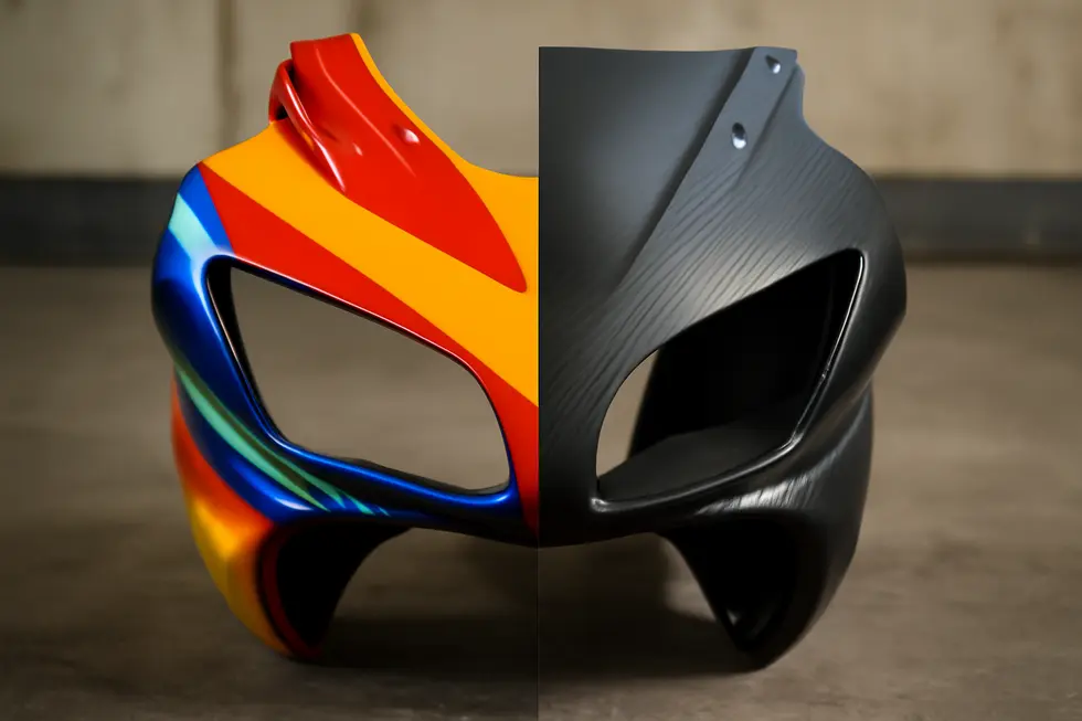 Various factors such as materials, paint complexity, and preparation affect the cost to paint motorcycle fairings.