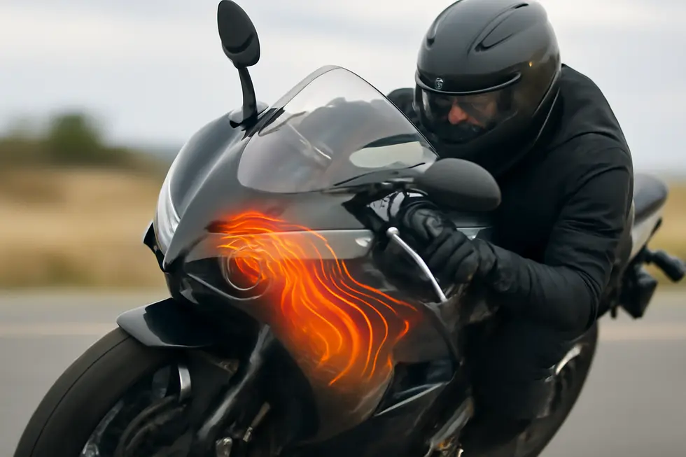 Varieties of two-part and specialized epoxy resins designed for bonding and repairing different motorcycle fairing materials.