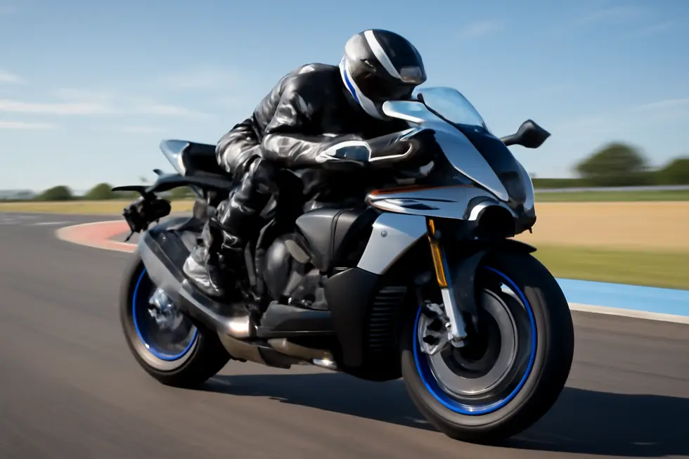 Yamaha YZF-R1 M exemplifies cutting-edge performance and technology in the full fairing motorcycle segment.
