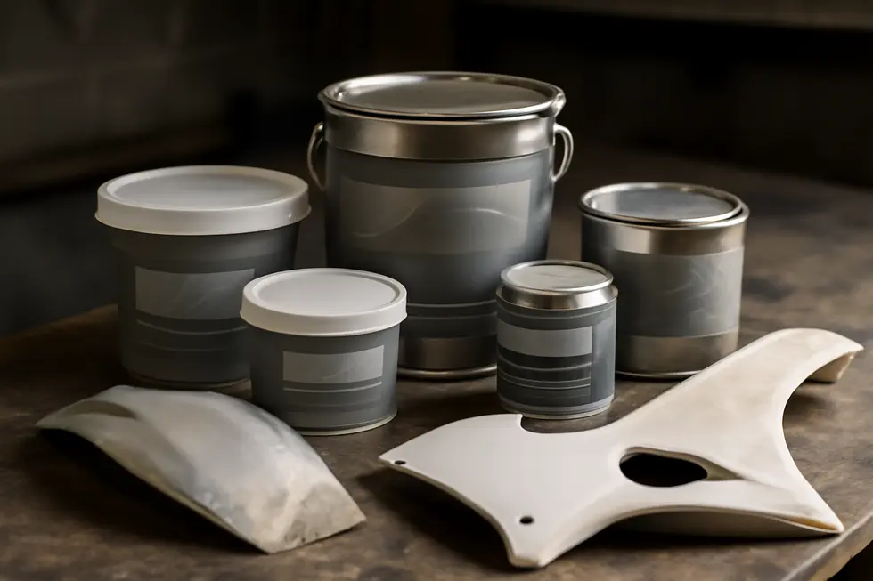 Premium body filler options tailored for plastic and fiberglass motorcycle fairings emphasizing adhesion.