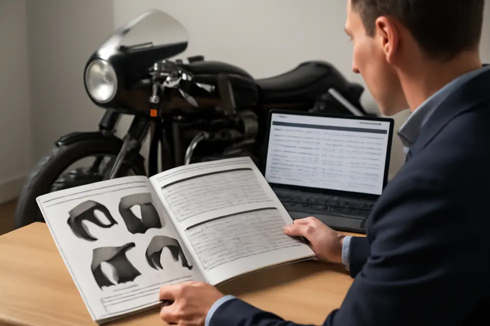 Various classic motorcycle fairing styles including bikini and bullet displayed on vintage bikes demonstrating their iconic looks and aerodynamic functions.