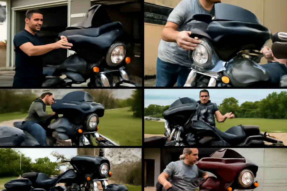 The sleek and functional design of a Reckless Dark Night Batwing fairing fitted on a Harley Road King.