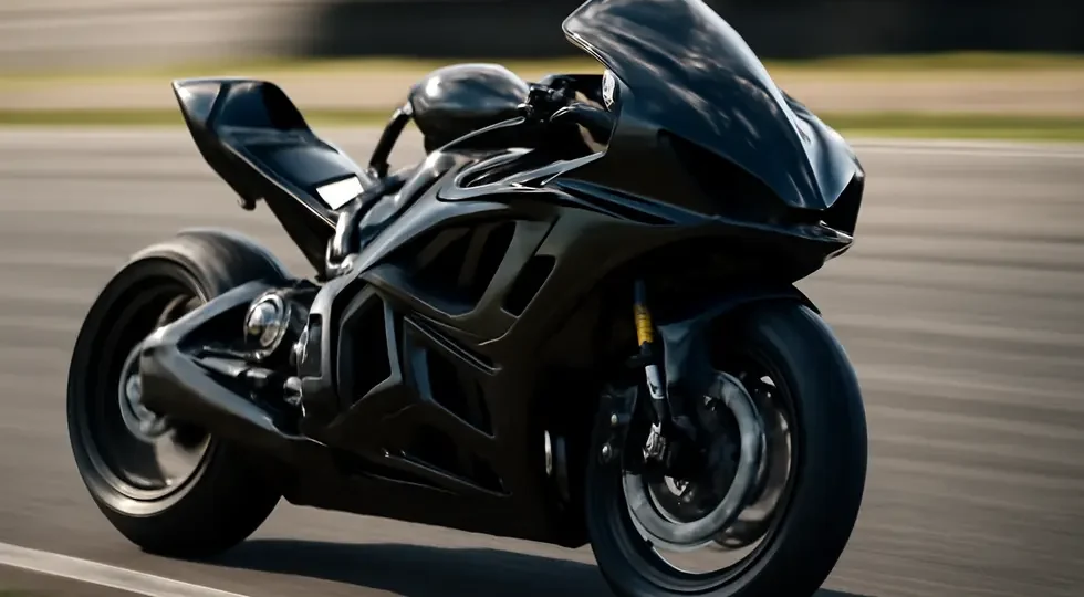 Sport motorcycle showcasing wide open fairings designed for performance and style on the racetrack.