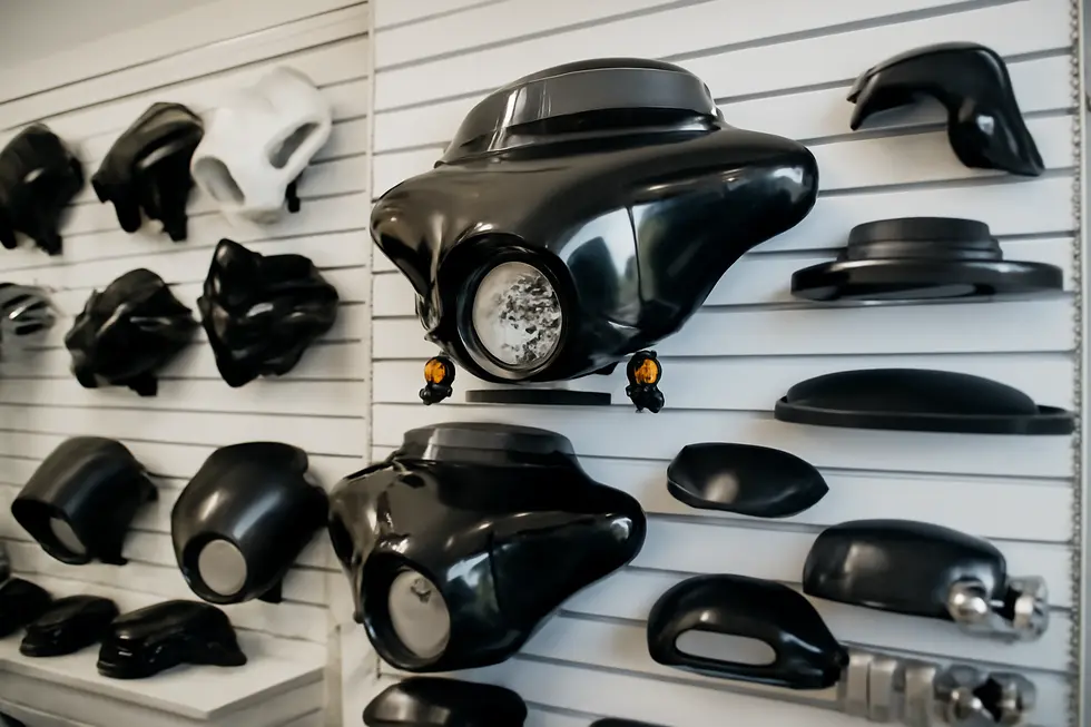 The Honda VTX 1800 featuring a batwing fairing, perfectly designed for aesthetic value and wind protection.