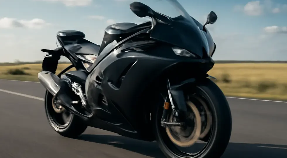 A sleek motorcycle fitted with top-tier fairings, ready for the road ahead.