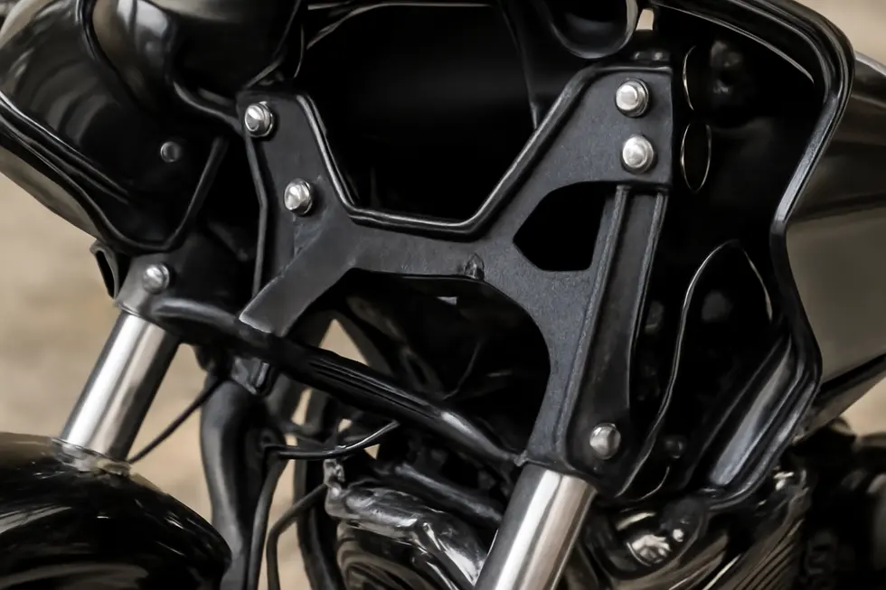OEM-equivalent replacement fairing bracket for Honda CBR600RR, showcasing durability and precise fit.