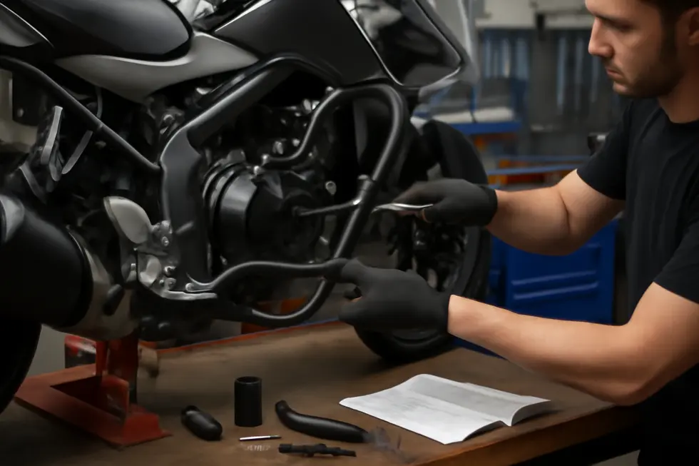 The critical role and strategic importance of motorcycle fairings in protecting essential bike components.