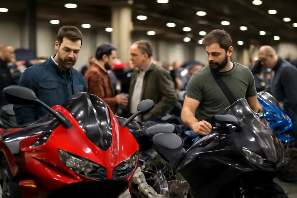 An array of motorcycle fairings highlighting various designs and brands available in the USA, from classic to modern styles.