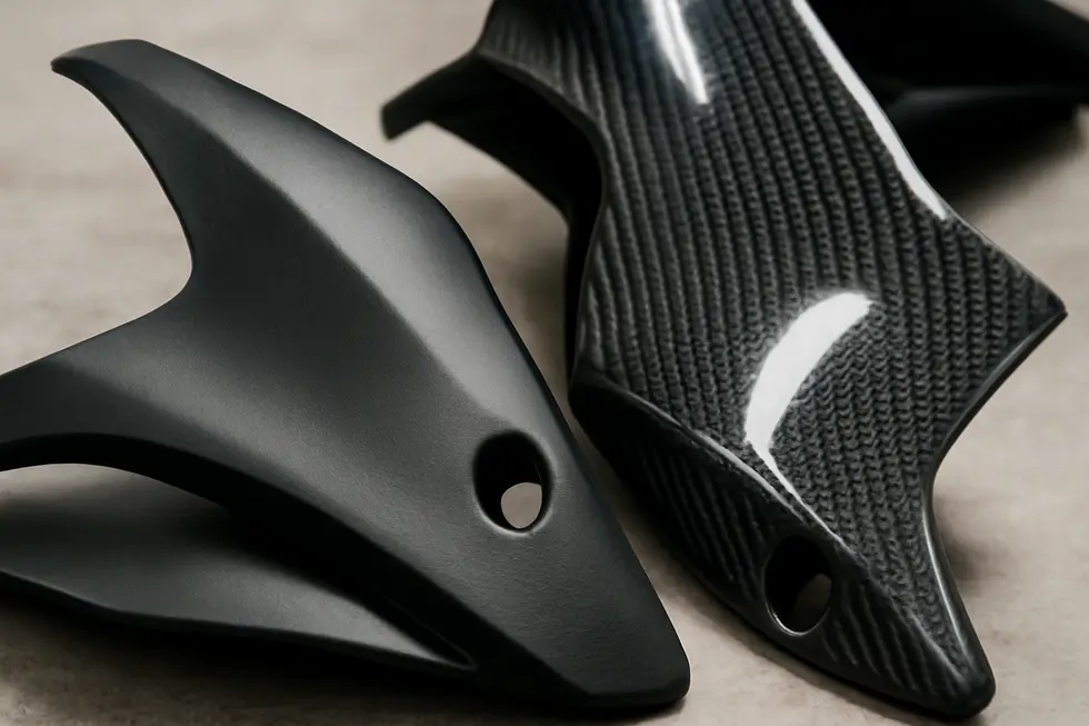 An overview of Yamaha motorcycle fairings highlighting different models and styles.