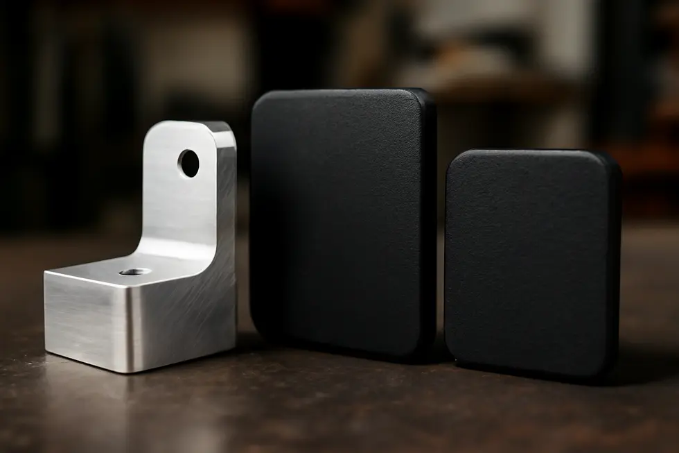 Detailed view of the locking mechanism and vibration dampening features integral to fairing phone mounts.