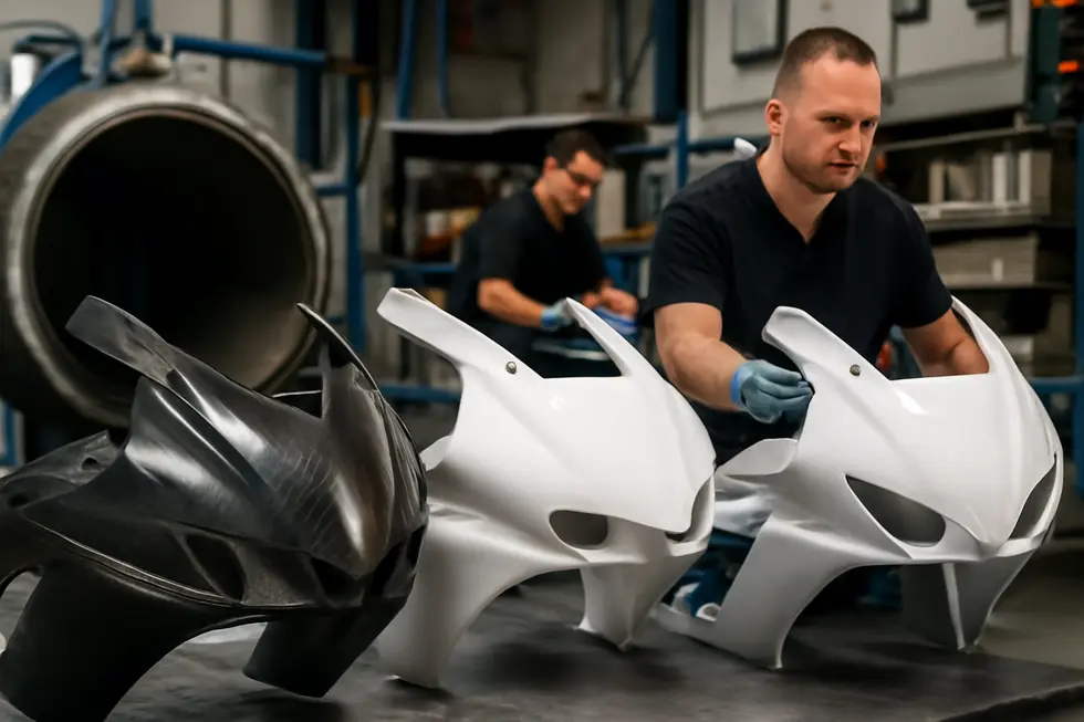 A diverse collection of motorcycles equipped with fairings from top manufacturers emphasizing different market segments.