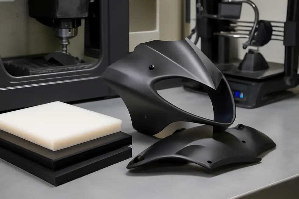 Visual comparison of OEM versus aftermarket motorcycle fairings highlighting the diversity and consumer choice in the market.