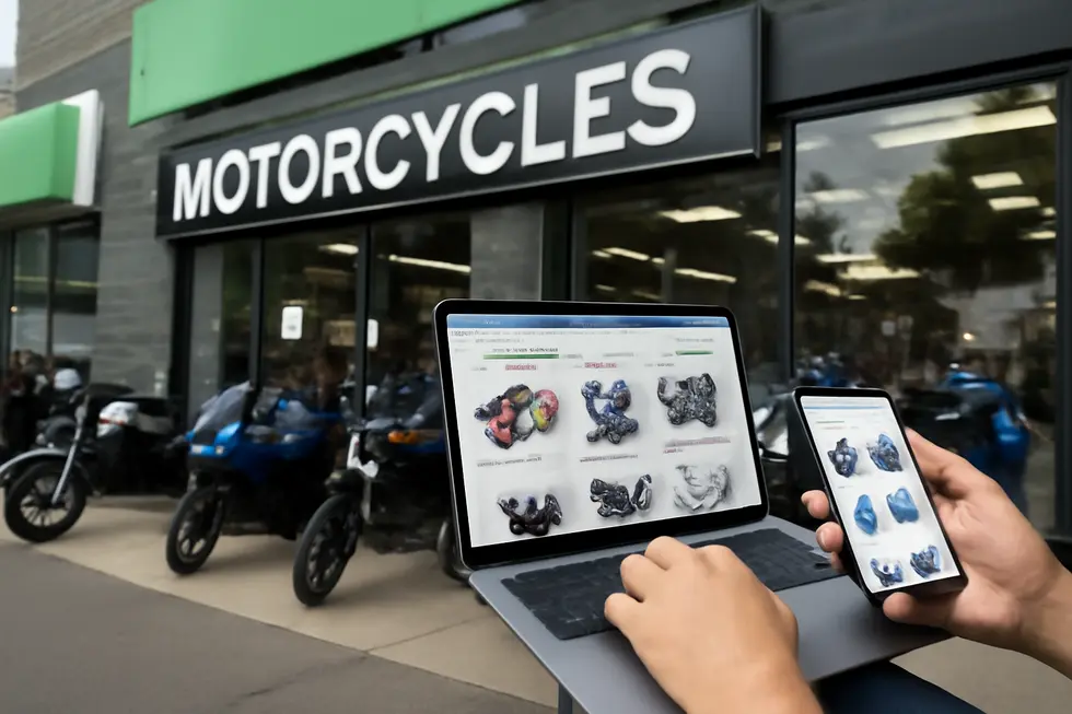 Diverse motorcycle fairing types available in Melbourne, illustrating OEM, aftermarket, fiberglass, and racing varieties.