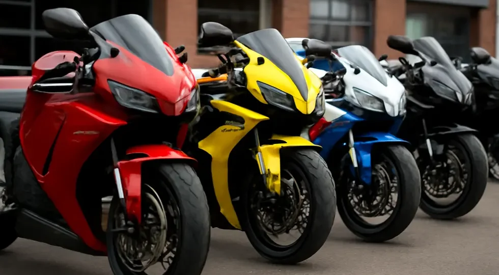 Diverse motorcycles showcasing unique fairing styles, representing the vitality and diversity of the motorcycle fairings wholesale market.