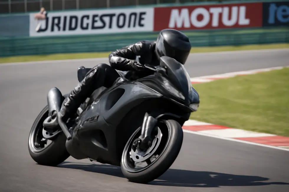 A detailed view of premium genuine carbon fiber fairing during production emphasizing material integrity and manufacturing precision.