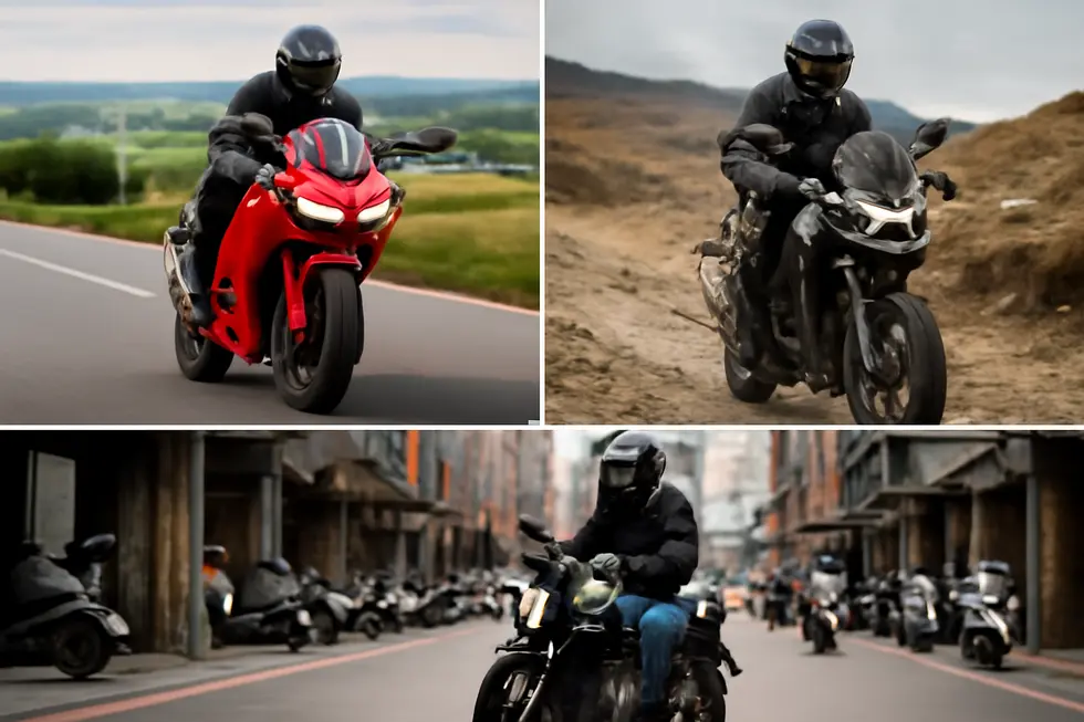 Visual comparison of OEM versus aftermarket motorcycle fairings highlighting the diversity and consumer choice in the market.