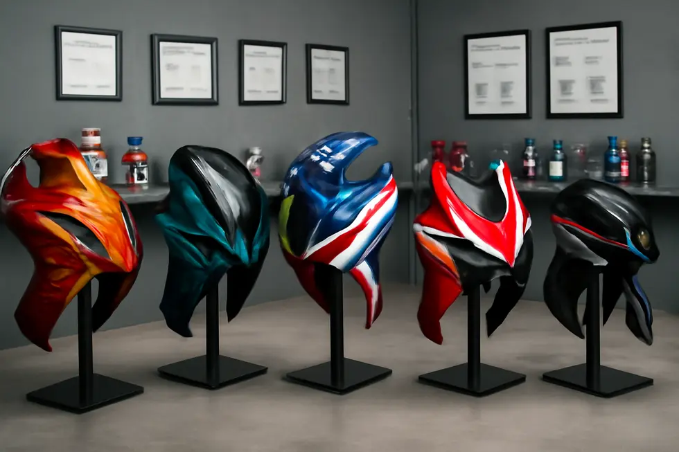 A business owner searching online for local motorcycle fairing paint shops to find reliable partners.