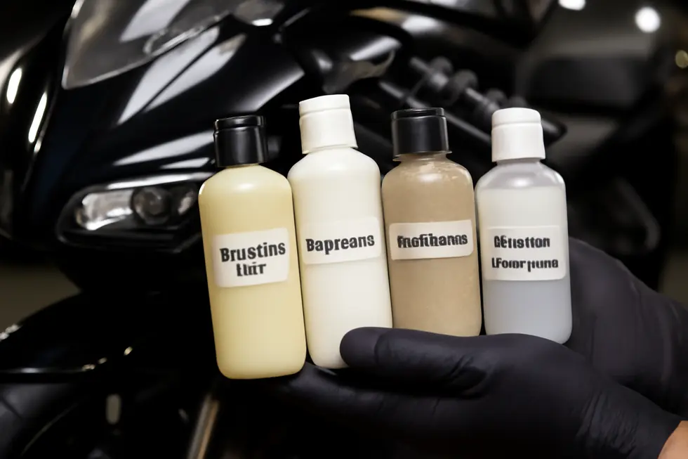 A detailed look at the chemical components that make motorcycle fairing polish effective for protection and shine.