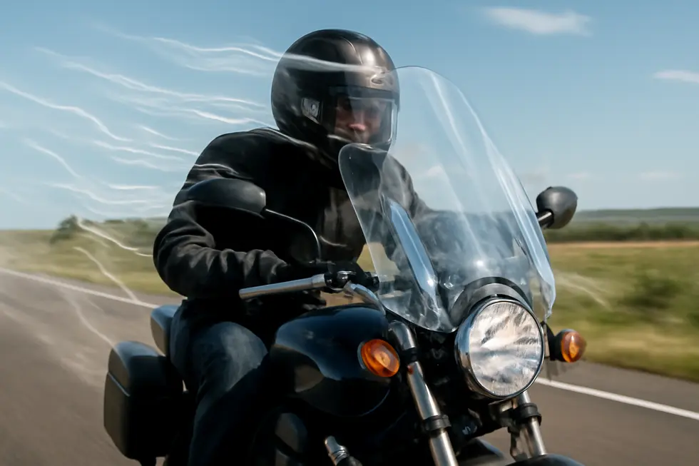 Demonstration of precise fitment and premium material quality on a motorcycle fairing, crucial factors emphasized in fairing reviews.