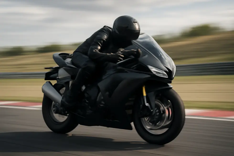 An aerodynamic motorcycle showcasing the impact of sport fairing on performance.